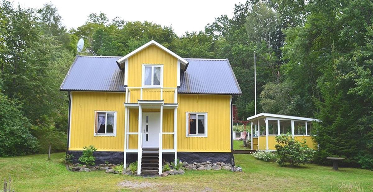 Ferienhaus Malaskog 4 Naturschutzgebiet Ryssby Exterior foto